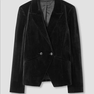 Universal Standard black Bianca velvet blazer 22/L